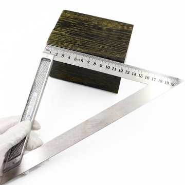 150mm length Triangle Ruler 90 Degree Square Thick Stainless Steel Triangular rule Woodworking tool measurement and drawing
