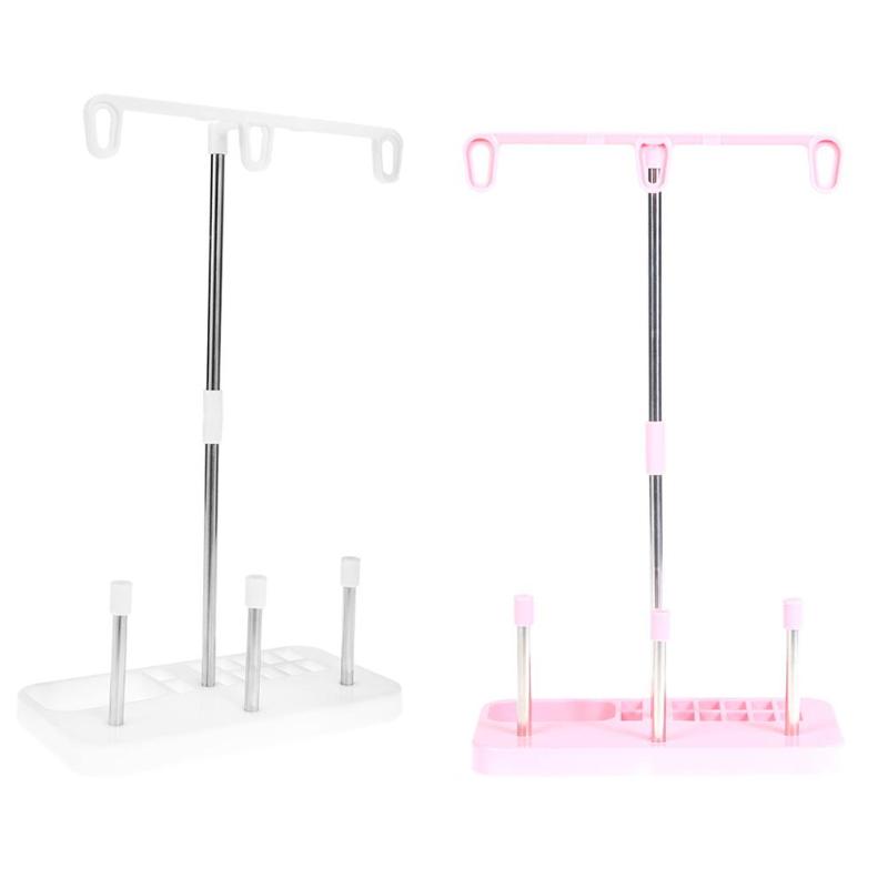 Embroidery Sew Thread Holder 3 Spool Stand Rack Needle Sewing Thread Organizer DIY Knitting Machine Quilting Sewing Accessories
