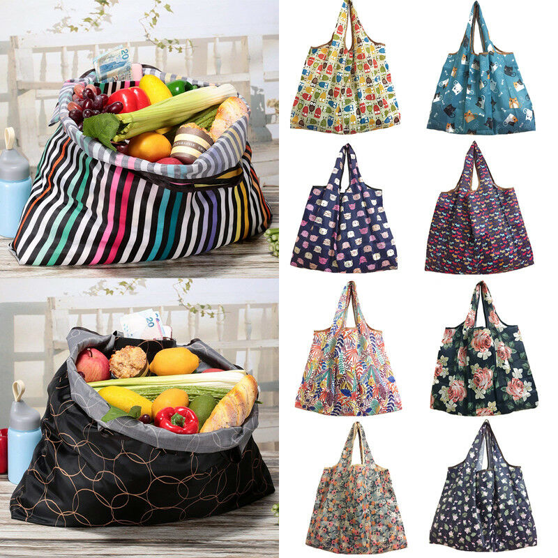 Foldable Handy Shopping Bag Reusable Tote Pouch Recycle Storage Handbags New Environmental