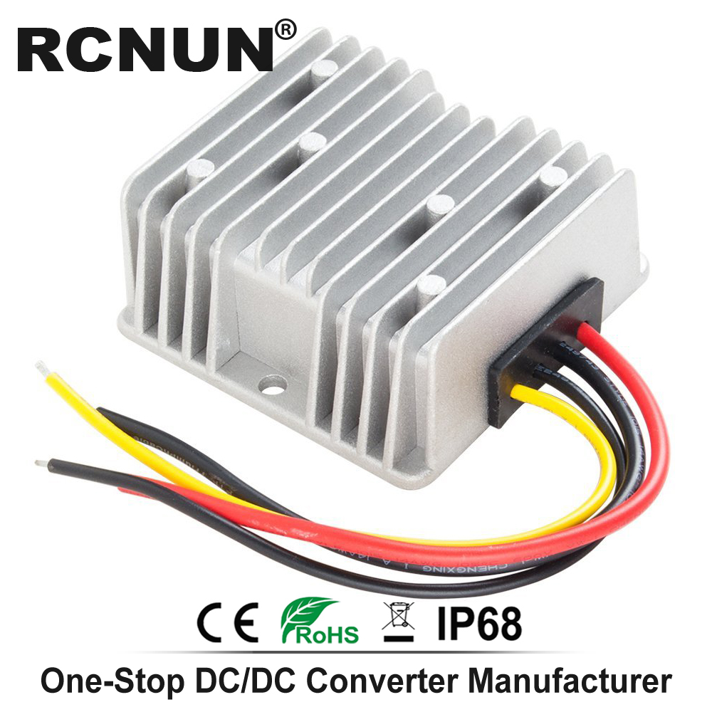 48V to 24V 5A 10A Step Down Buck DC-DC Power Converter 48 Volt to 24 Volt Voltage Regulator RCNUN with CE RoHS