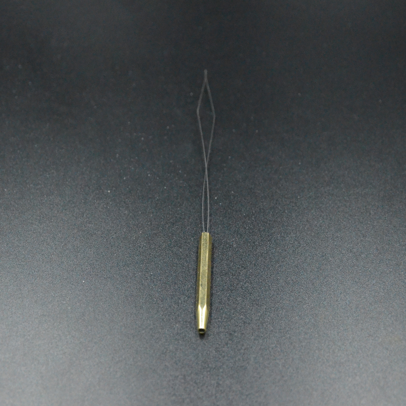 CONTEMPLATOR useful 1piece fly fishing bobbin threader brass tool bobbin holder fly tying thread bug binding tools for threading