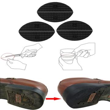 3 Pair Shoe Repair Rubber Shoes Boots Heels Sole Repair Plates Taps Guard Mats Rubber Shoe Soles Anti-slip Rubber Soles Repair