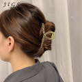 1Pcs Fashion small Simple Wild Geometric Hair Claw For Women Girls Clamps Hair Crab Metal Hair Clip Claw Accessories Headwear