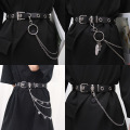 New Punk Trousers Chain Keychain for Women Pants Chains Multi Layer Belt Waist Keychains Rock Hip Hop Hook Jewelry Accessories