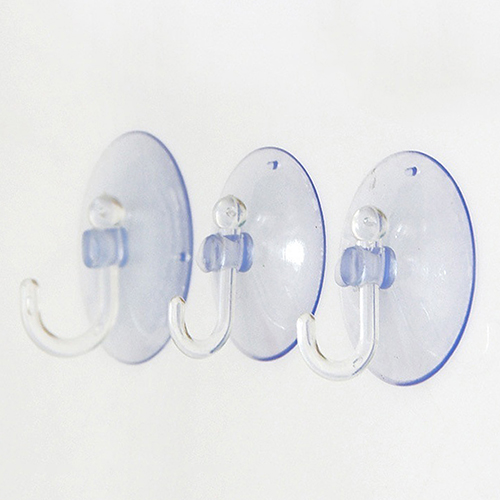 10Pcs Transparent Wall Hooks Suckers Kitchen Bathroom Hangers Suction Cup Hooks