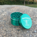 Hornet Hard Plated 60MM 4 Layers Zinc Alloy herb Grinder With Sharp Diamond Teeth Tobacco Grinder Spice Crusher Hand Crank