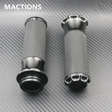 Motorcycle Grips Black 1" For Harley Handle Grips Electronic Model Motocycle Accessories Aluminum