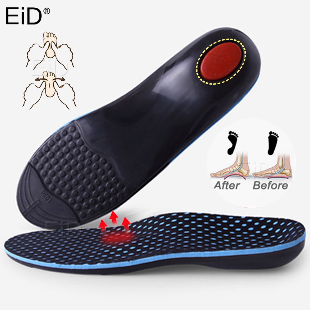 EID Children Orthopedic Insoles Arch Support Orthopedic Insole Flat Feet Orthotic Shoe Sole for XO-Legs Corrector Kid Insert