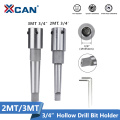 XCAN Morse Taper Arbor MT2/MT3 For Annular Cutter Hollow Drill Bit Clamp Chuck Magnetic Drill Extension Drilling Tool Holder