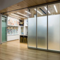 Interior aluminum movable glass wall systems