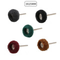 5pcs Mini Brush Scouring Pad Abrasive Wheel Nylon Fiber Grinding Sanding Head Buffing Polishing Wheel Buffing Polishing Wheel