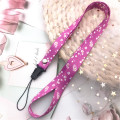 10Pcs/lot Flower Lanyards For Keys USB Phone Neck Strap Hang Rope Student Badge Holders Keychains Lanyard Mobile Phone Straps