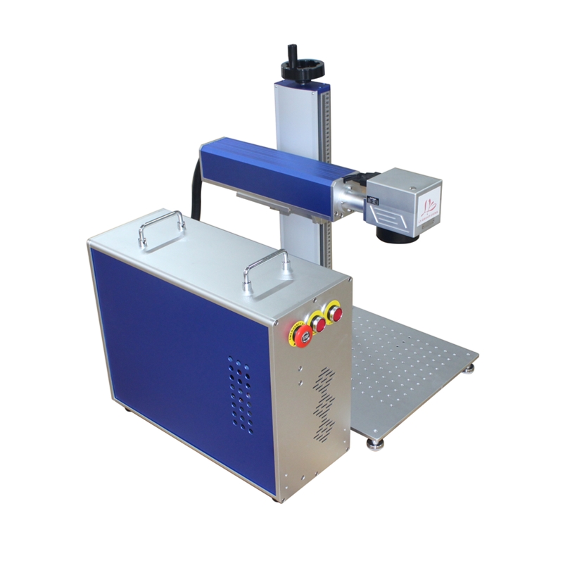 20W 30W fiber laser marking machine separated Super-laser Max Raycus metal engraving machine