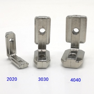 2-10pcs T Slot L-Shape 2020 3030 4040 Aluminum Profile Interior Corner Connector Joint Bracket with screw