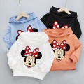 New Spring Autumn Baby Boys Girls Clothes Cartoon Minnie Hooded Sweatshirt Children's Kids Casual Sportswear Infant Clothing