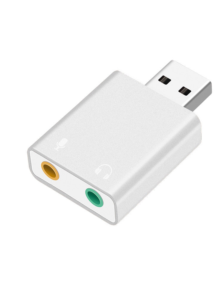 For Mac Window Computer Android USB to Jack 3.5mm 7.1 External USB Sound Card Headphone Audio Adapter Microphone Sound Card
