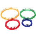 4 Size Colorful Knitting Machine Knitting Loom Set Round Circle Hat Knitter Wool Yarn Needles Hook Sewing Tools for Hats Scarves
