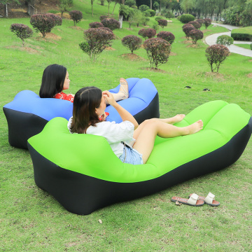 Fast Folding Garden Sofas Waterproof Inflatable bag lazy sofa camping Sleeping bags air bed Adult Beach Lounge Chair
