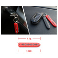 1Pcs Anti-lost Phone Number Plate Car Keychain Pendant Auto Vehicle Phone Number Card Keyring Key Chain Car Interior Decoration