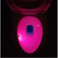 8 Color Infrared Induction Light Washroom Toilet Nightlight LED Toilet Smart PIR Motion Sensor For Bathroom WC Toilet Seat Light