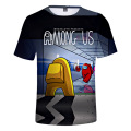 New Game Among Us T-shirt Short Sleeve Cartoon T-shirt For Kids Boys 3D Printed Tops Impostor Graphic Hip Hop Unisex Clothing
