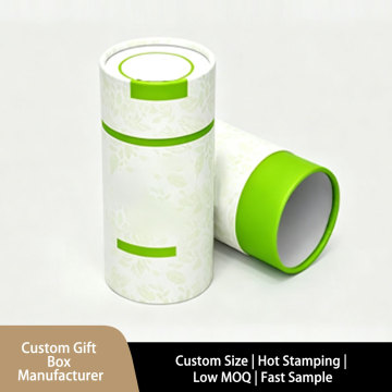 Printed Round Can Packaging Paper Box