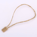 1000 pieces/lot jute hemp hang tag string 20cm jute hangtag string cord for Clothing tag Hanging Cord Jute string tag seal