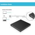 Kebidumei 12.7MM Slim DVD CD DVD-Rom IDE Case drive box USB 2.0 SATA external drive for Laptop Notebook Computer Wholesale