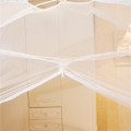 Summer Mongolian Yurt Mosquito Net White Installation Free Anti-Mosquito Nets Pink Yellow Two Door Bed Netting For 1.2m 1.5M
