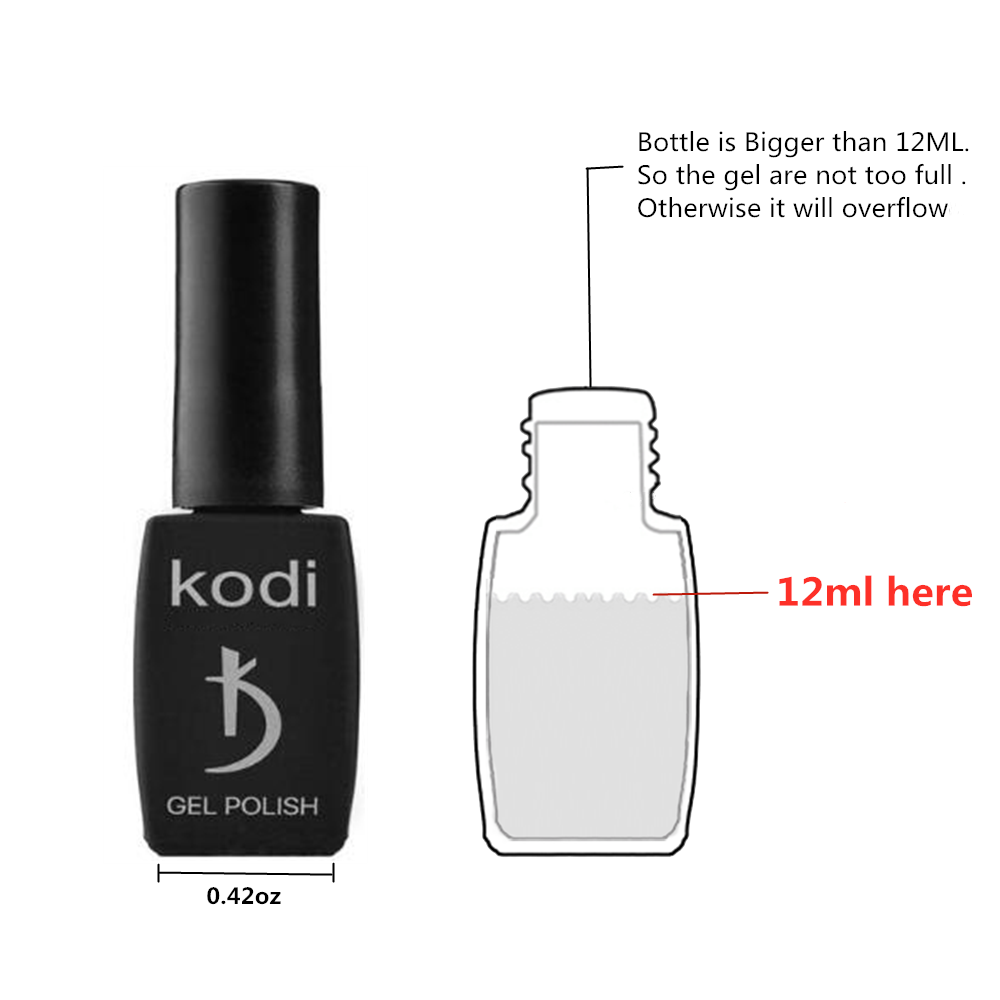 Kodi Nail Glitter Powder B157 Purple Silver Manicuring Nails Glitter Dust Power Nail Art Decoration UV Gel Polish Set