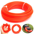 New 5M*4mm Strong Trimmer Strimmer Brushcutter Nylon Cord Line Wire String Rope for Grass Strimmer Thick 4.0mm Replacement