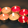 Paraffin wax scented tea light candle