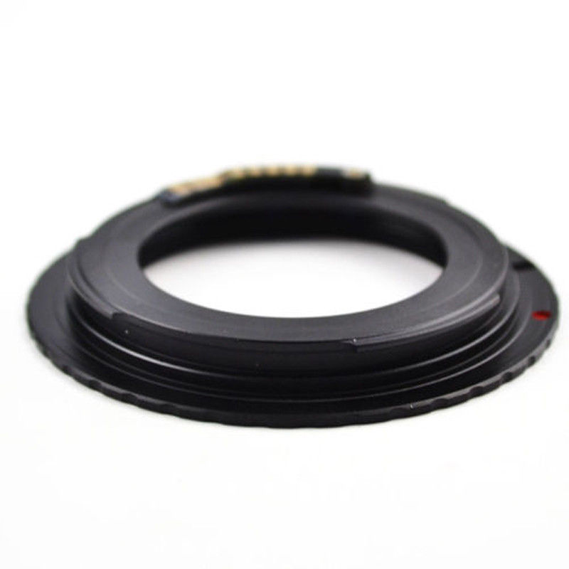 New High Quality Lens Adapter Black For M42 Chips Lens to Canon EOS EF Mount Ring Adapter AF III Confirm