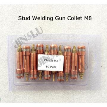 Collet M8 for Capacitor Discharge CD Stud Welding Gun Welding Torch for Stud Welding 10pcs