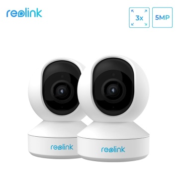 Reolink 5MP Baby Monitor 3x Optical Zoom Camera 2.4G 5G WiFi Camera Pan&Tilt Mini Indoor Home Surveillance IP Camera E1 Zoom