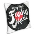 Vintage Music Lover Retro 70s 60s Fan Gift Men Women Funky Throw Pillows Covers Cases Velvet Pillowcase Cushion Bath Side