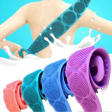 Silicone Bath Towels For Men Women Bath Towel Brush Body Massage Tool