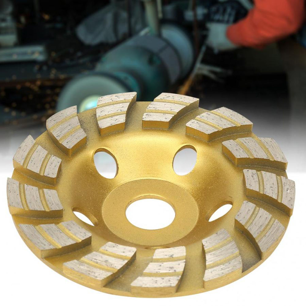 125 * 22.2mm Diamond Segment Grinding Wheel Cutting Disc For Cutting / Grinding Concrete Marble/ Granite/ Quartz Stone/ Ceramics