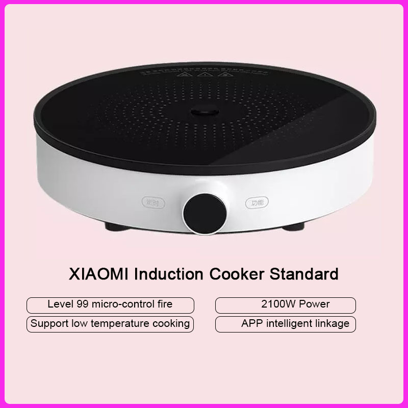 XIAOMI Induction Cooker Smart Electric Oven Stir-Fry Hot Pot Cooker Flat Desktop Creative Precise App Control Electric Stove