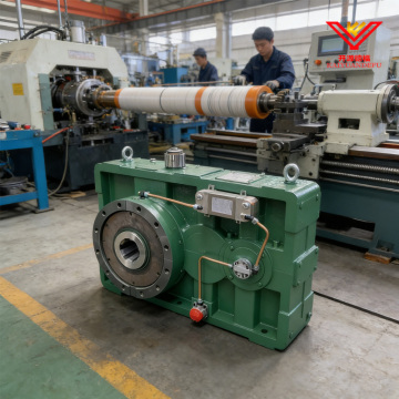 Green Rubber Extrusion Reducer with Copper Lubrication Lines