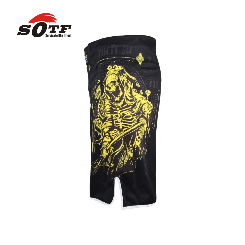 Men's boxing pants printing MMA Shorts Fight Grappling Short Polyester Kick Gel Boxing Muay Thai Pants thai boxing shorts