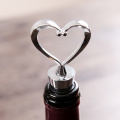 Funny Design Metal Exquisite Heart Shape Wine Beer Bottle Opener Stoppers Silver