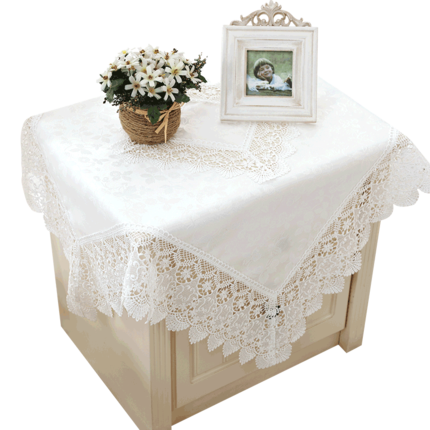 Europe embroidered tablecloth table dining table cover Jacquard Lace palace style coffee table cloth hollow cover table flag
