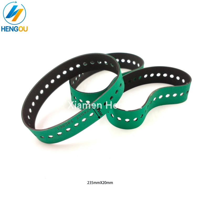 1 piece high quality suction belt offset printing machine parts Sm74 pm74 cd74 cd102 paper strap belt 235*20mm M2.015.880F