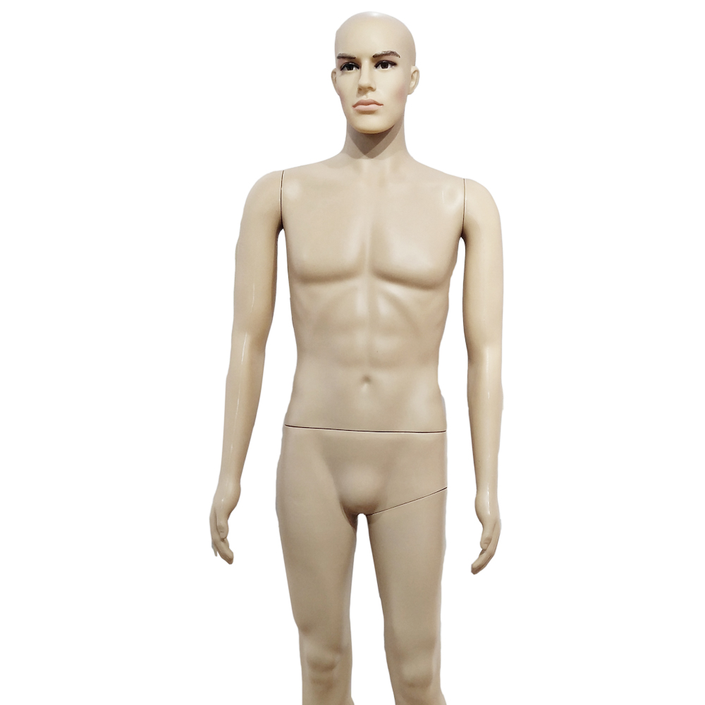 K3 Male Straight Hand Straight Foot Body Model Mannequin Skin Color Male Dummy Torso Tailor Clothes Model Display Men's Full Bod