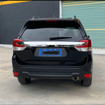 1 Set Rear Gate Trunk Back Trim Stainless Steel Rear Door Tail Boot Garnish Cover Sticker For Subaru Forester SK 2019