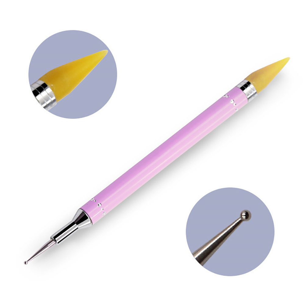 3Pcs Two Heads DIY Nail Art Rod Dotting Painting Crayon Pen Manicure Tool Kit Nail accessories набор для маникюра 2020