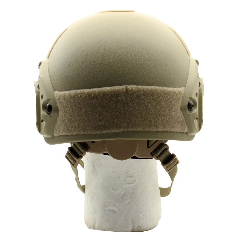 Pass The Testing Sand Color FAST HIGH CUT PE Class III Bullet Proof Helmet NIJ IIIA Class III