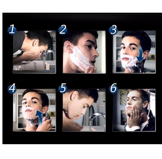 4 Pcs Men Shaver Razor Blades High Quality Shaving Face Care Men Shaving Blades Compatible with Gillettee Fusione