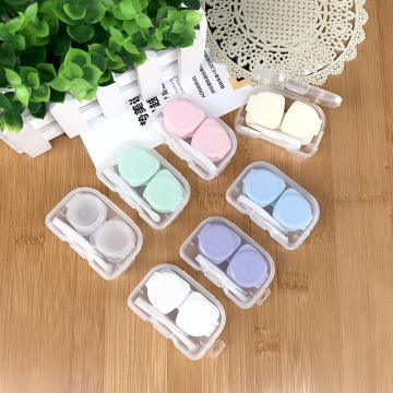 1Pc New Simple Style Convenient Travel Contact Lens Case for Eyes Care Kit Holder Container Glasses Contact Lenses Box